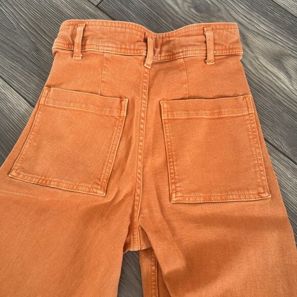 Flare Jeans in Vibrant Orange XS - Picture 3 of 7